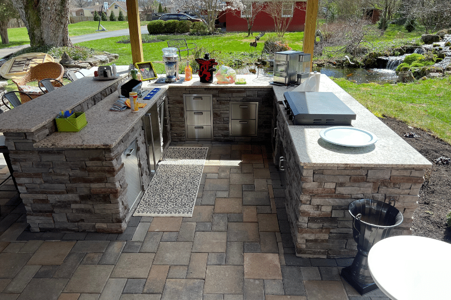 Hardscape Grill Area